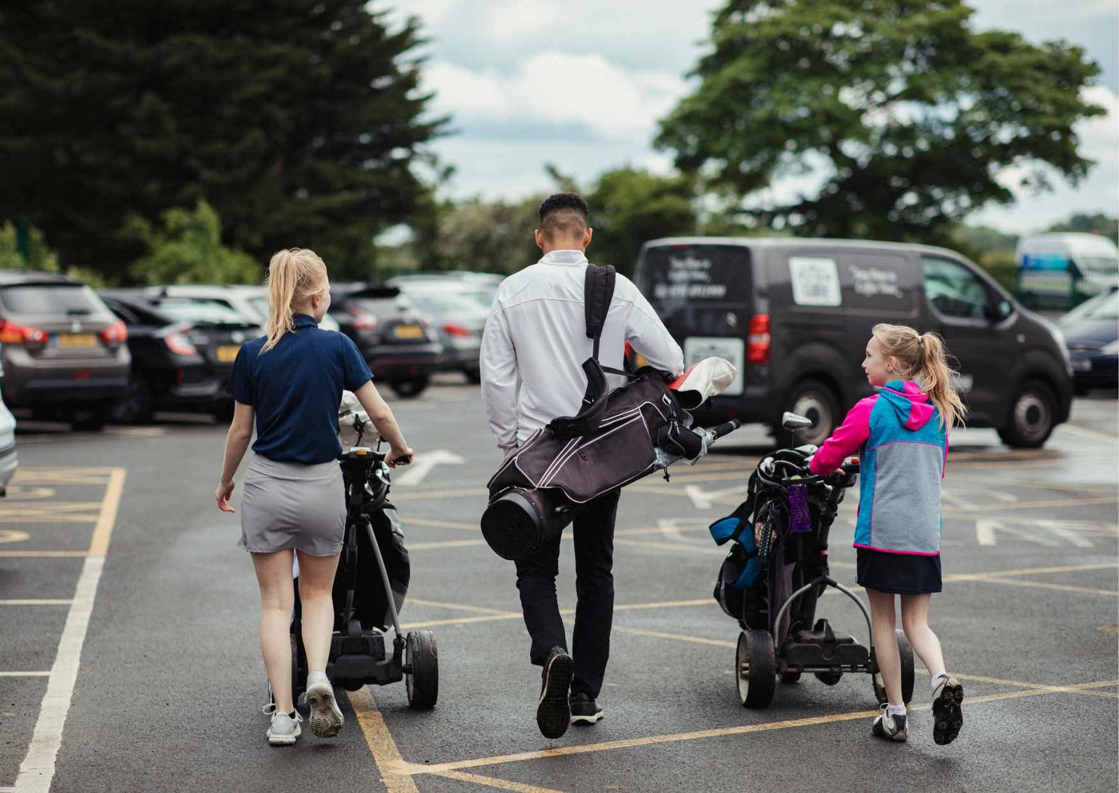 Parking at a golf club.  Make it easy for your members